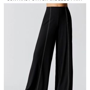 ✨NWT Carbon38 Contrast Stitch Wide Leg Pant
